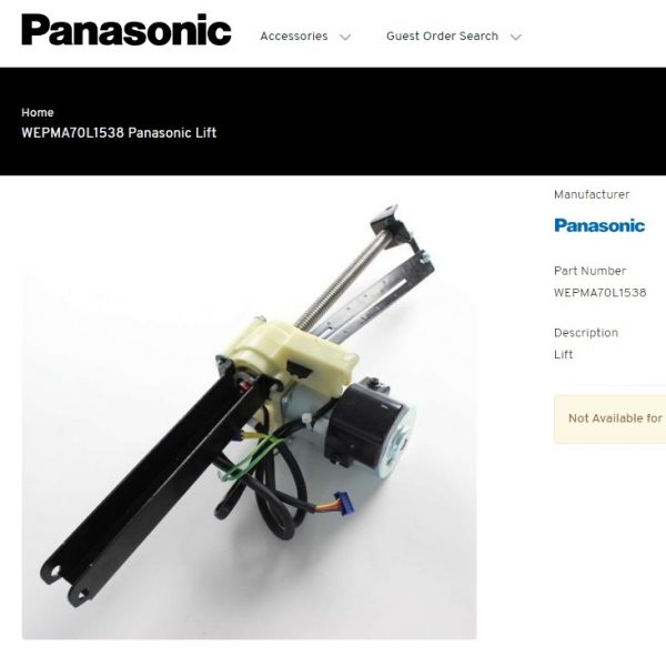 Panasonic MA 70 parts